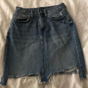 &Denim skirt